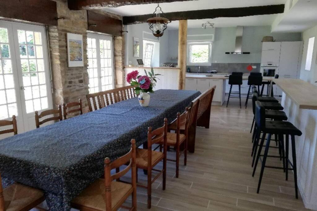 Gîte de charme 14 personnes labellisé Clévacances 3 étoiles Sainte-Seve Exterior foto